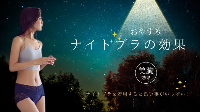 ナイトブラの効果 バナー