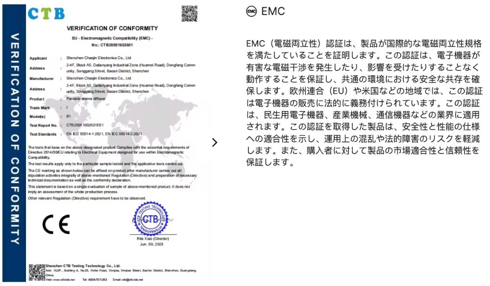 EMC認証マーク